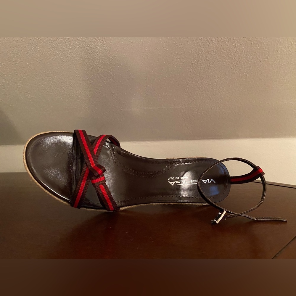 New brand size 7.5 Via Spiga sandals still in the original box